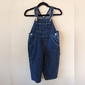 Thick High-quality Cherokee Blue Denim Toddler Overalls Size 24M